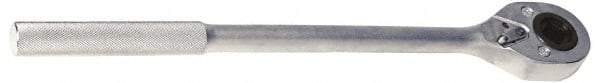 Proto - 3/4" Drive Pear Head Female Drive Ratchet - Chrome Finish, 20" OAL, 24 Gear Teeth, Standard Head - Exact Tool & Supply