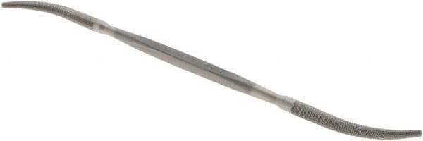 Grobet - 7" Riffler Precision Swiss Pattern File - Silversmith's Handle - Exact Tool & Supply