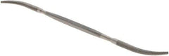 Grobet - 7" Riffler Precision Swiss Pattern File - Silversmith's Handle - Exact Tool & Supply
