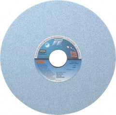 Norton - 8" Diam x 1-1/4" Hole x 1/2" Thick, I Hardness, 46 Grit Surface Grinding Wheel - Ceramic, Type 1, Coarse Grade, 3,105 Max RPM, Vitrified Bond, No Recess - Exact Tool & Supply