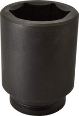 Proto - 1-1/2" Drive 3-1/8" Deep Impact Socket - 6 Points, 6-3/8" OAL - Exact Tool & Supply