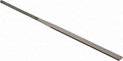 Grobet - 5-1/2" Needle Precision Swiss Pattern Round File - Round Handle - Exact Tool & Supply