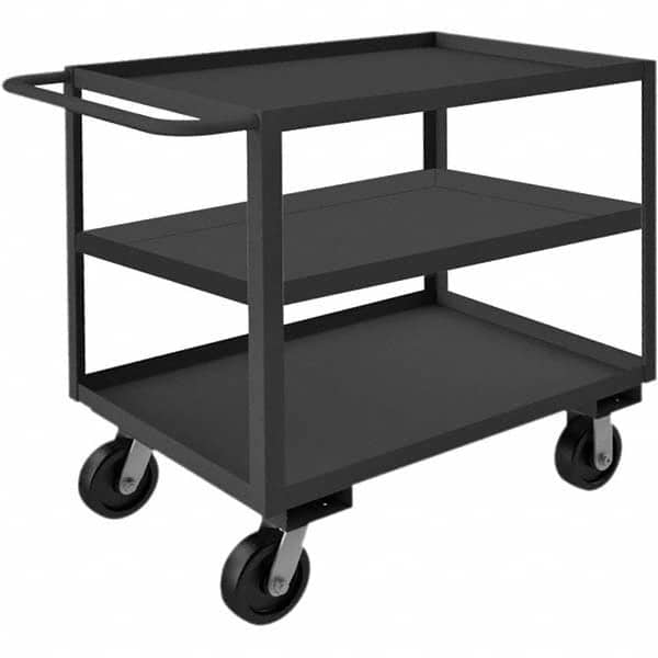 Durham - 3,000 Lb Capacity, 36-1/4" Wide x 66-1/4" Long x 48" High Service Cart - Exact Tool & Supply