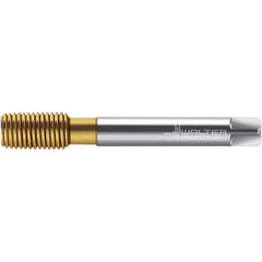 Walter-Prototyp - M16x2.00 DIN 2174 6HX 15.140 Thread Limit Semi-Bottoming Thread Forming Tap - Powdered Metal High Speed Steel, TiN Finish, 110mm OAL, 20mm Thread Length, Right Hand Thread, Series TC420 - Exact Tool & Supply