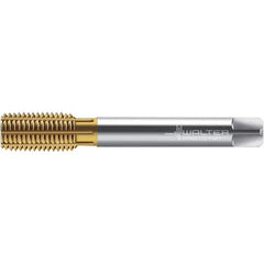 Walter-Prototyp - 7/16-14 UNC 2BX Semi-Bottoming Thread Forming Tap - High Speed Steel, TiN Finish, 100mm OAL - Exact Tool & Supply