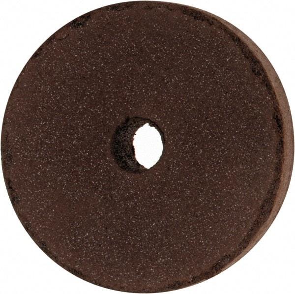 Cratex - 1-1/2" Diam x 1/4" Hole x 1/4" Thick, Surface Grinding Wheel - Silicon Carbide, Fine Grade, 15,000 Max RPM, Rubber Bond, No Recess - Exact Tool & Supply