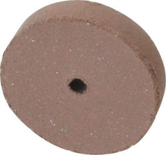 Cratex - 5/8" Diam x 1/16" Hole x 1/8" Thick, Surface Grinding Wheel - Silicon Carbide, Fine Grade, 25,000 Max RPM, Rubber Bond, No Recess - Exact Tool & Supply