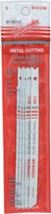 Milwaukee Tool - 5" Long, 24 Teeth per Inch, Bi-Metal Jig Saw Blade - Toothed Edge, 0.2813" Wide x 0.055" Thick, U-Shank - Exact Tool & Supply