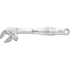 Wera - Spanner Wrenches & Sets; Tool Type: Adjustable Ratcheting Wrench ; Minimum Capacity (mm): 13 ; Minimum Capacity (Inch): 1/2 ; Maximum Capacity (mm): 16.000 ; Maximum Capacity (Inch): 5/8 ; Overall Length (Inch): 8.27 - Exact Tool & Supply