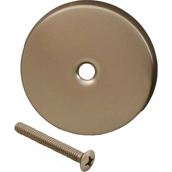 Jones Stephens - Shower Heads & Accessories Type: Overflow Plate Finish/Coating: Nickel - Exact Tool & Supply