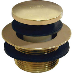 Jones Stephens - Shower Heads & Accessories Type: Bath Drain Finish/Coating: Polished Brass - Exact Tool & Supply