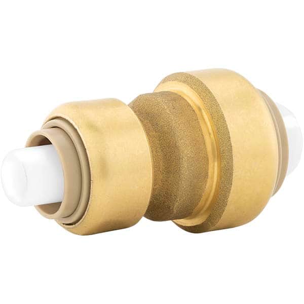 Jones Stephens - Metal Push-To-Connect Tube Fittings Type: Coupling Tube Outside Diameter (Inch): 1/2 - Exact Tool & Supply