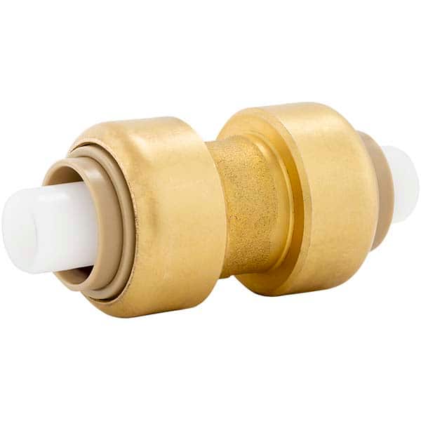 Jones Stephens - Metal Push-To-Connect Tube Fittings Type: Coupling Tube Outside Diameter (Inch): 1/2 - Exact Tool & Supply