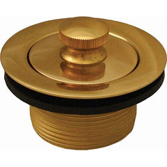 Jones Stephens - Shower Heads & Accessories Type: Bath Drain Finish/Coating: Polished Brass - Exact Tool & Supply