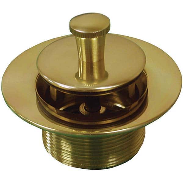 Jones Stephens - Shower Heads & Accessories Type: Bath Drain Finish/Coating: Polished Brass - Exact Tool & Supply