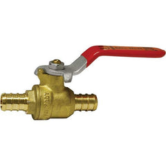 Jones Stephens - Brass & Chrome Pipe Fittings Type: Ball Valve Fitting Size: 1/2 - Exact Tool & Supply