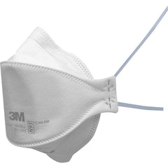 3M - Disposable Respirators & Masks; Type: Disposible Respirator Mask ; NIOSH Classification: N95 ; Features: Flat Fold. Indivually Wrapped. Adjustable Noseclip. Compatible With Eyewear. ; Strap Type: Elastic ; Usage Conditions: Agriculture; Biotechnolog - Exact Tool & Supply