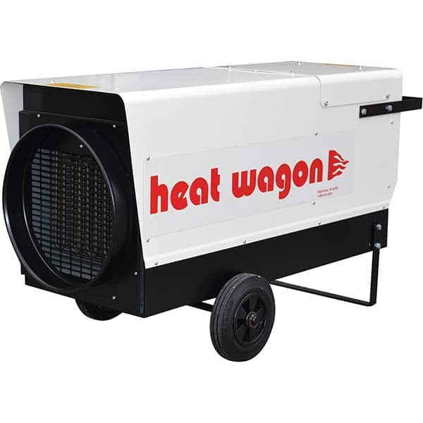 Heat Wagon - Electric Forced Air Heaters Type: Forced Air Blower Maximum BTU Rating: 136500 - Exact Tool & Supply