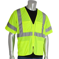PIP - High Visibility Vests Vest Style: General Purpose; Surveyor's Vest Type: Hi Visibility - Exact Tool & Supply