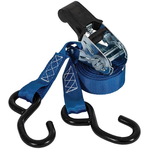 Buyers Products - Slings & Tiedowns (Load-Rated) Type: Ratchet Tie Down Material: Polyester; Steel; Rubber - Exact Tool & Supply
