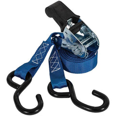 Buyers Products - Slings & Tiedowns (Load-Rated) Type: Ratchet Tie Down Material: Polyester; Steel; Rubber - Exact Tool & Supply