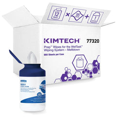 Kimtech - Wipes; Type: Disinfecting ; Style: Dry ; Sheet Length (Inch): 12 ; Sheet Width (Inch): 6 ; Sheets per Package: 660 ; Container Type: Case - Exact Tool & Supply