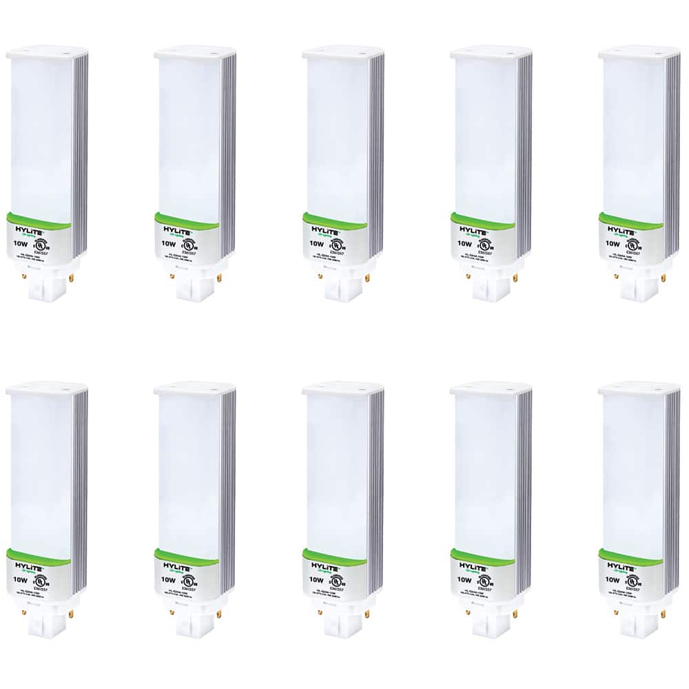 LED Lamp: Commercial & Industrial Style, LED, 4 Pin Base 277V, 3,500 ° K, 778 Lumens, 50,000 hr Avg Life