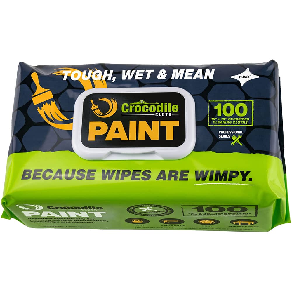Crocodile Cloth - Wipes Type: General Purpose Style: Pre-Moistened; Flat Fold - Exact Tool & Supply