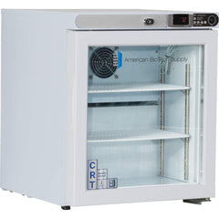 American BioTech Supply - Laboratory Refrigerators and Freezers Type: Controlled Room Temperature Cabinet Volume Capacity: 1 Cu. Ft. - Exact Tool & Supply