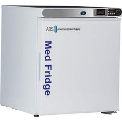 American BioTech Supply - Laboratory Refrigerators and Freezers Type: Pharmacy Refrigerator Volume Capacity: 1 Cu. Ft. - Exact Tool & Supply