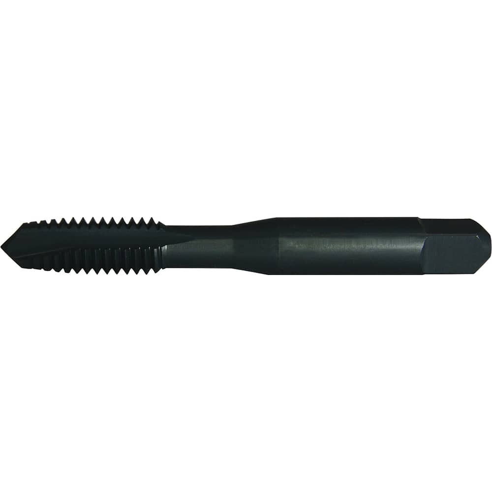 Greenfield Threading - 1/2-20 UNF Class 2B 3-Flute Black Oxide Finish High Speed Steel Spiral Point Tap - Exact Tool & Supply