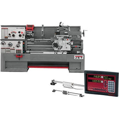Jet - 3 Phase 230/460V 7-1/2 hp 14" Swing Geared Head Engine Lathe - Exact Tool & Supply
