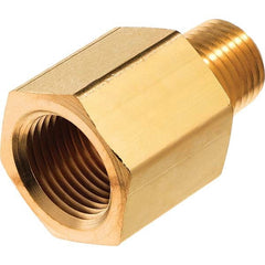 USA Sealing - 1/2 x 1/8" Brass Pipe Reducing Adapter - Exact Tool & Supply