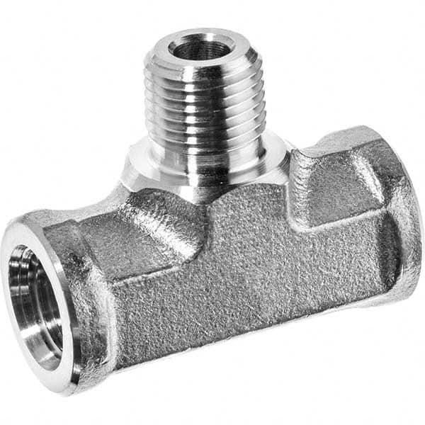 USA Sealing - 1/2" 316 Stainless Steel Pipe Branch Tee - Exact Tool & Supply