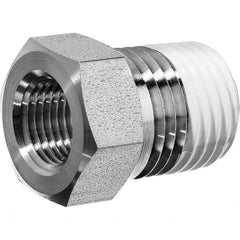 USA Sealing - 1/2 x 3/8" Galvanized Steel Pipe Hex Bushing - Exact Tool & Supply
