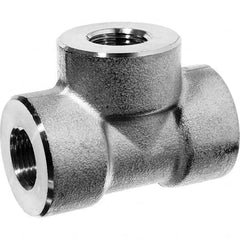 USA Sealing - 1" 304 Stainless Steel Pipe Tee - Exact Tool & Supply