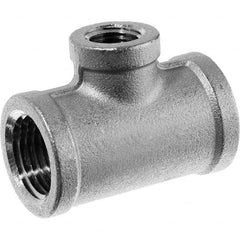 USA Sealing - 1 x 1/2" 316 Stainless Steel Pipe Reducing Tee - Exact Tool & Supply