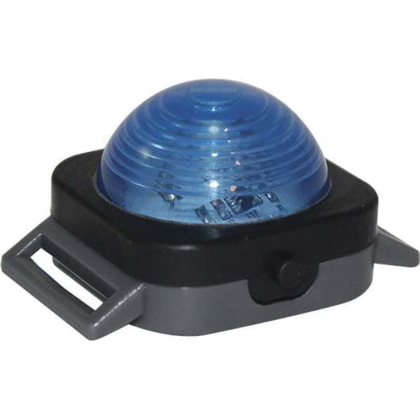 Railhead Corporation - Strobe & Flashing Lights Light Type: Flashing, Steady Lens Color: Blue - Exact Tool & Supply