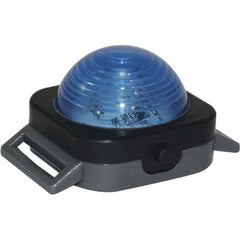 Railhead Corporation - Strobe & Flashing Lights Light Type: Flashing, Steady Lens Color: Blue - Exact Tool & Supply