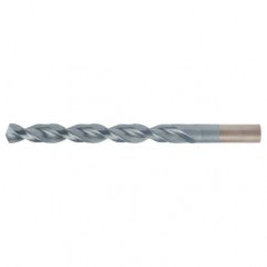 #5 RHS / RHC HSS 135 Degree Split Point Wide Land Parabolic Drill - TiCN - Exact Tool & Supply