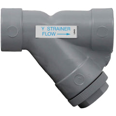 Hayward - 4" Pipe, Threaded Ends, CPVC Y-Strainer - Exact Tool & Supply