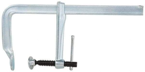 Bessey - 5-1/2" Deep Throat, 12" Max Capacity, Standard Sliding Arm Clamp - 1,320 Lb Clamping Pressure, 0.7" Spindle Diam - Exact Tool & Supply
