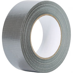 Value Collection - 60 Yd x 2" x 6.7 mil Silver Polyethylene Cloth Duct Tape - Exact Tool & Supply