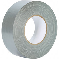 Value Collection - 60 Yd x 2" x 11.8 mil Silver Polyethylene Cloth Duct Tape - Exact Tool & Supply