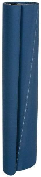 Norton - 37" Wide x 60" OAL, 180 Grit, Zirconia Alumina Abrasive Belt - Zirconia Alumina, Very Fine, Coated, X Weighted Cloth Backing, Wet/Dry, Series R823 - Exact Tool & Supply