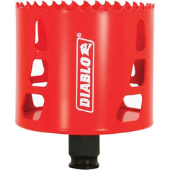 Freud - 3" Diam, 2-3/8" Cutting Depth, Hole Saw - Bi-Metal Saw, Toothed Edge - Exact Tool & Supply