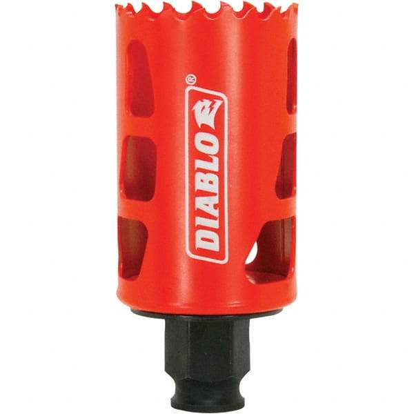 Freud - 1-5/8" Diam, 2-3/8" Cutting Depth, Hole Saw - Bi-Metal Saw, Toothed Edge - Exact Tool & Supply