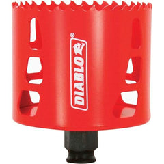 Freud - 3-1/8" Diam, 2-3/8" Cutting Depth, Hole Saw - Bi-Metal Saw, Toothed Edge - Exact Tool & Supply