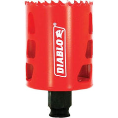 Freud - 2-1/8" Diam, 2-3/8" Cutting Depth, Hole Saw - Bi-Metal Saw, Toothed Edge - Exact Tool & Supply