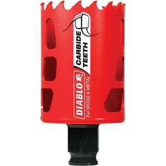 Freud - 1-7/8" Diam, 2-3/8" Cutting Depth, Hole Saw - Carbide-Tipped Saw, Toothed Edge - Exact Tool & Supply